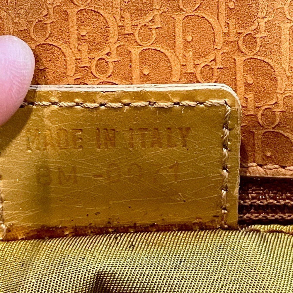 Christian Dior John Galliano Vintage 2001 Belt Bag, gold/orangey tan, GUC - Picture 16 of 16